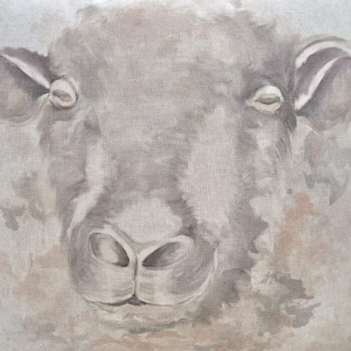 Decorative Cushion 43cm: Ewe Throw Pillow - Image 3