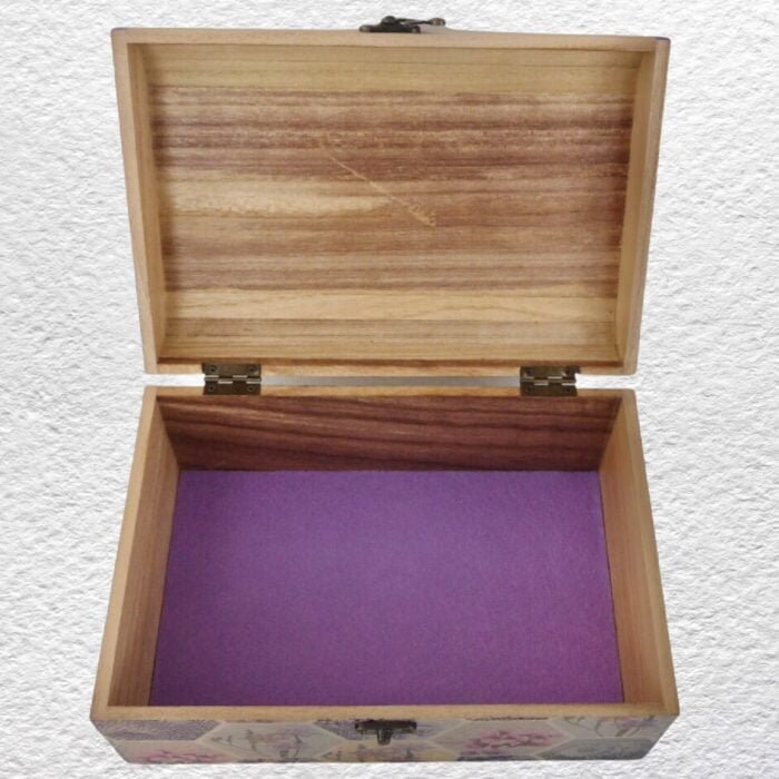 Decorated Wooden Box 25cm: Cat - Image 7
