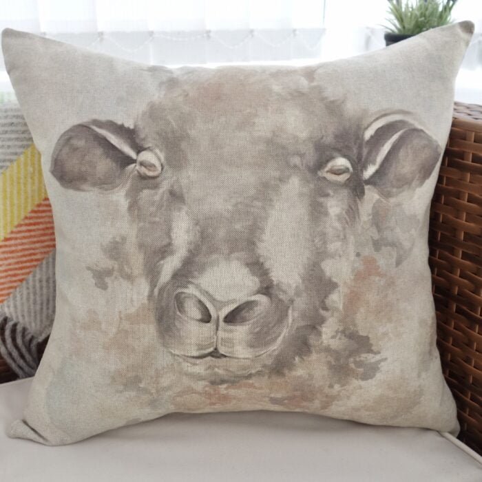 Decorative Cushion 43cm: Ewe Throw Pillow