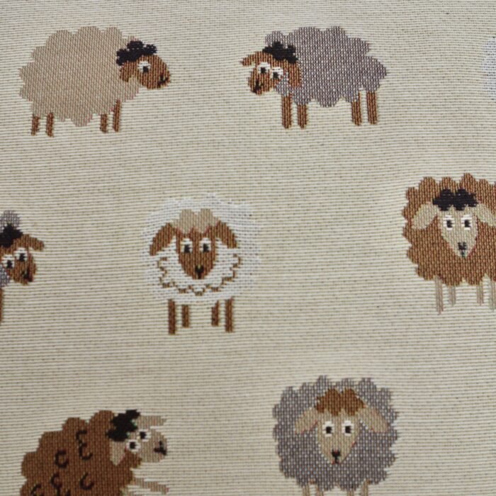 Tapestry Cushion 43cm: Sheep design - Image 3