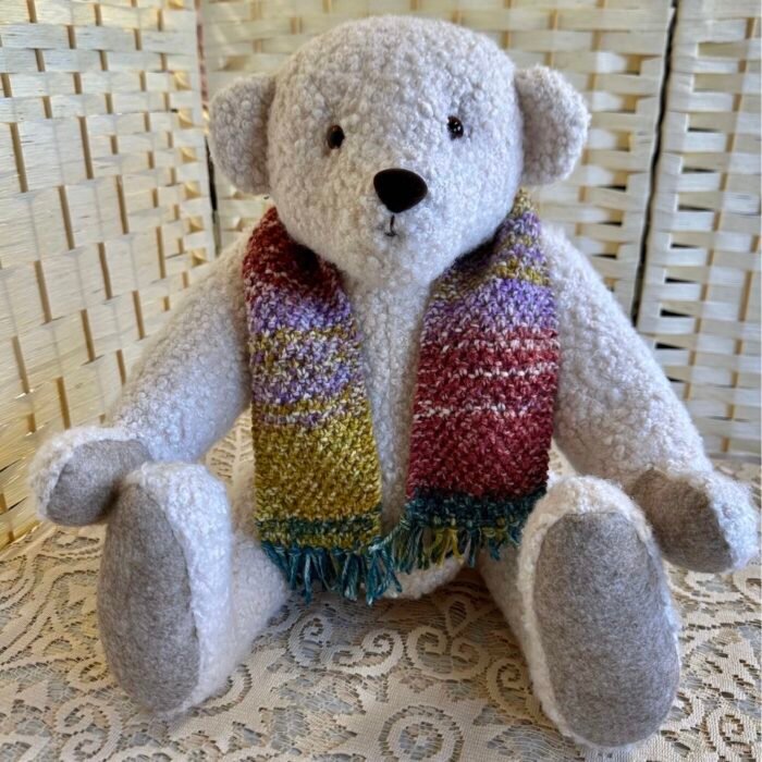 Collectable Artist Bear - Arthur: 50cm in Wool Mix Boucle - Image 6