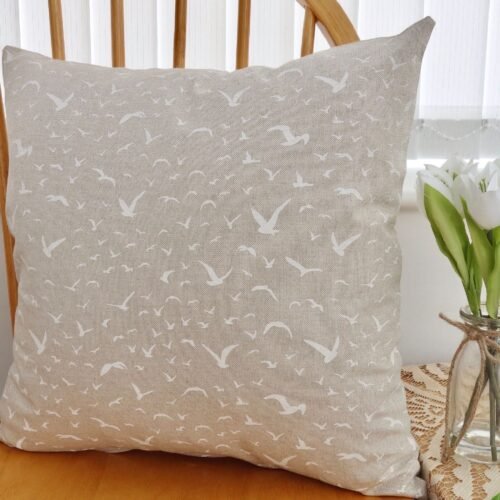 Seagull Beige 43cmx43cm Cushion
