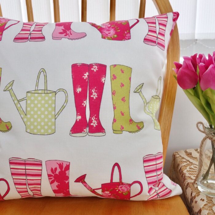 Wellies: Scatter Cushion 43cm, with pad - Image 3