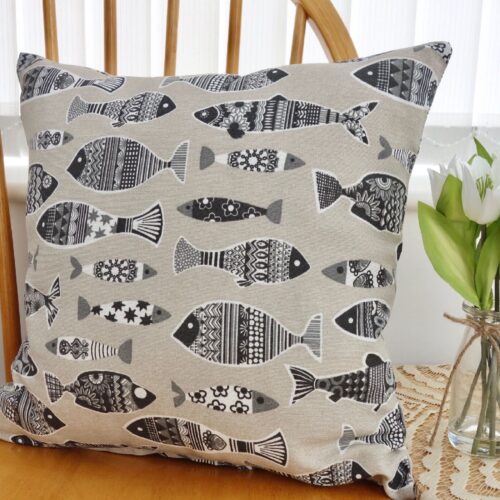 Fish: Scatter Cushion 43cm, with pad