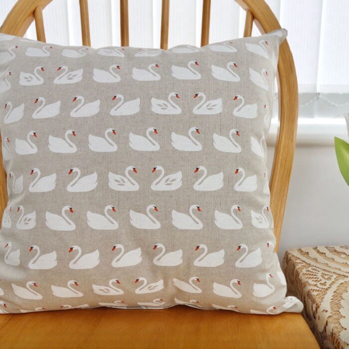 Swan: Scatter Cushion 43cm, with pad - Image 3