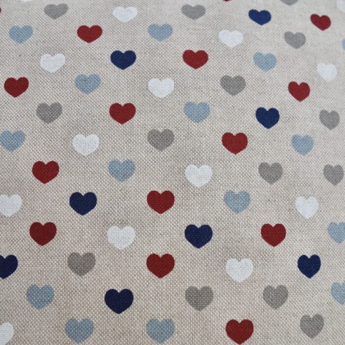Hearts: Sofa Pillow 17”(43cm) Square Decorative Feature Cushion - Image 4