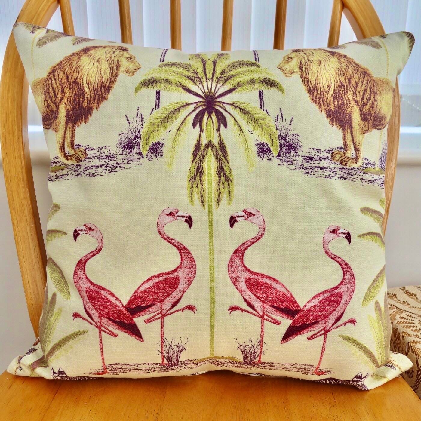 Scatter Cushion / Throw Pillow 43cm: Safari