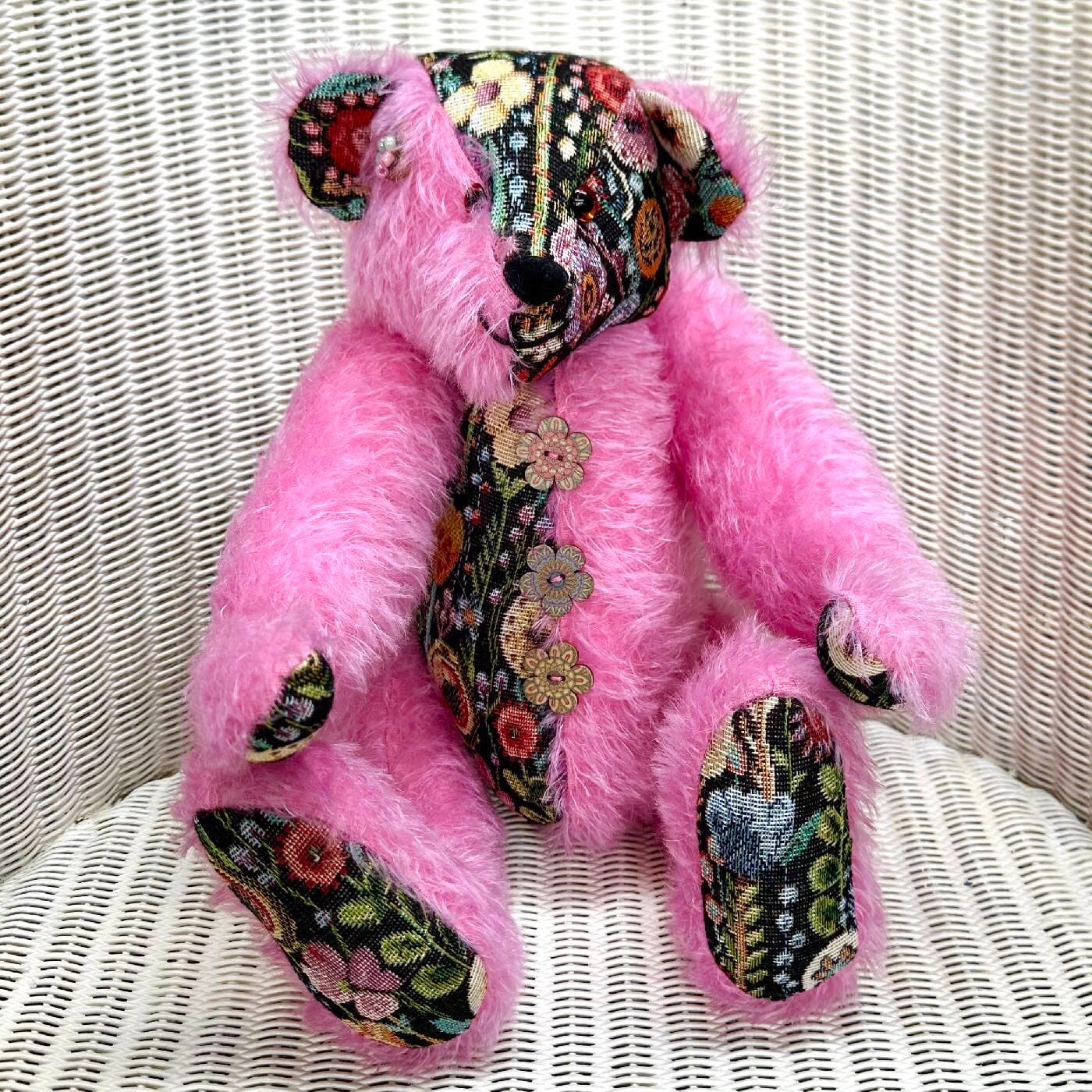 Phoebe: Mohair Artist Bear, Collectable Teddy Bear 40cm