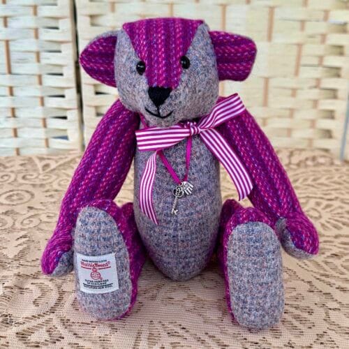 Harris Tweed Artist Bear Rory 33cm