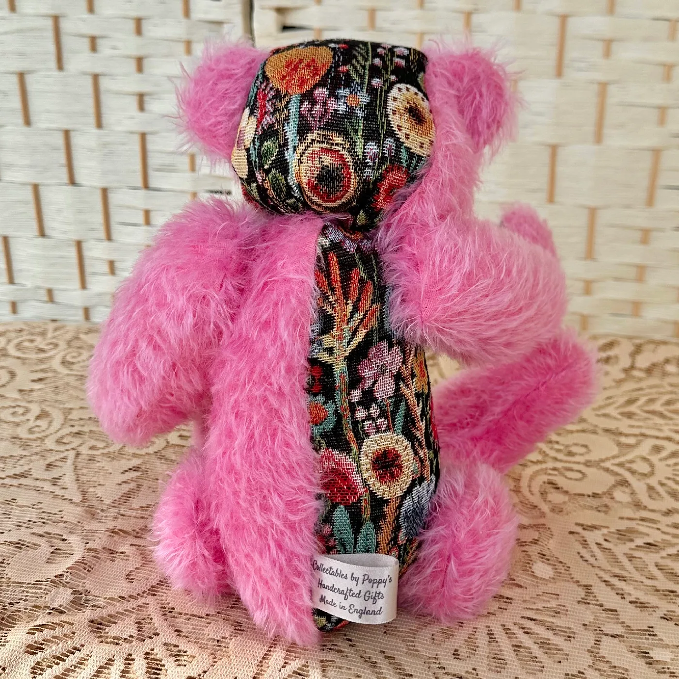 Collectable Artist Bear: Phoebe, Handmade Mohair Bear 40cm - Image 4
